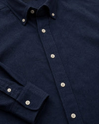 Eske Flanellskjorte - Navy Melange Clean Cut Copenhagen