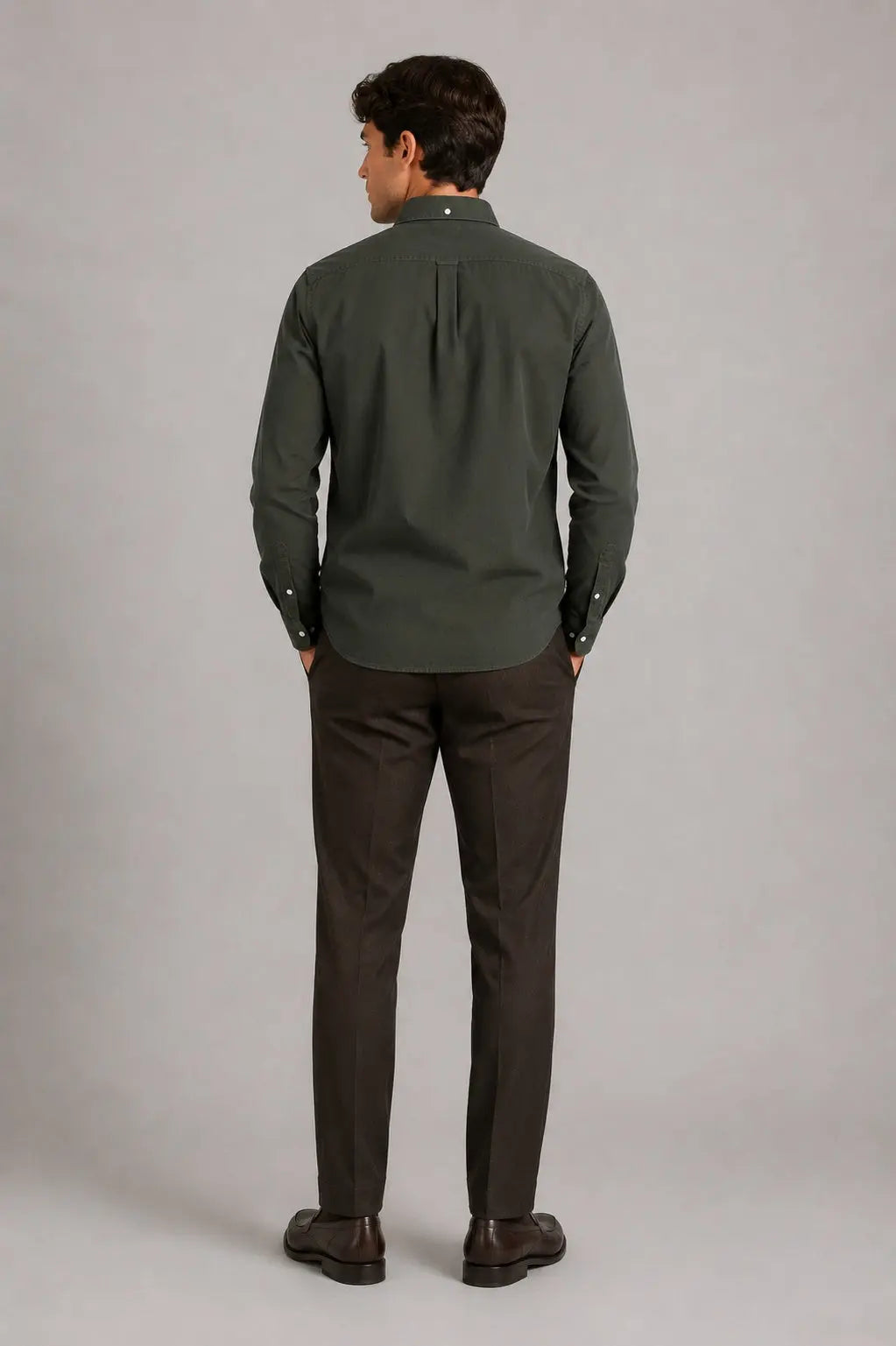 Eske Oxford Skjorte - Dark Forest Clean Cut Copenhagen