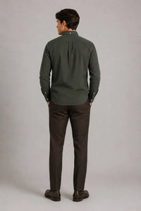 Eske Oxford Skjorte - Dark Forest Clean Cut Copenhagen