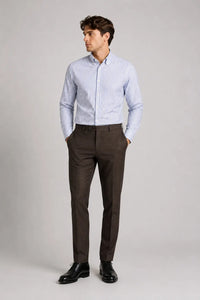 Eske Oxford Skjorte Stripe - Light Blue Clean Cut Copenhagen