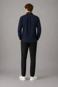 Eske Oxfordskjorte - Dark Navy Clean Cut Copenhagen