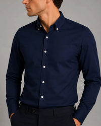 Eske Oxfordskjorte - Dark Navy Clean Cut Copenhagen