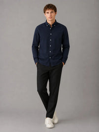 Eske Oxfordskjorte - Dark Navy Clean Cut Copenhagen