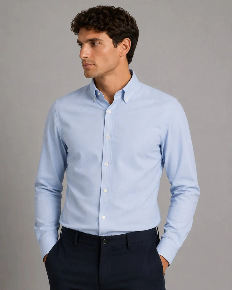 Eske Oxfordskjorte - Light Blue Clean Cut Copenhagen