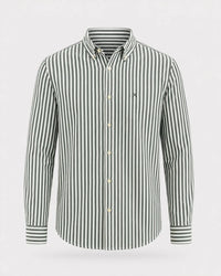 Eske Oxfordskjorte Stripe - Green Clean Cut Copenhagen