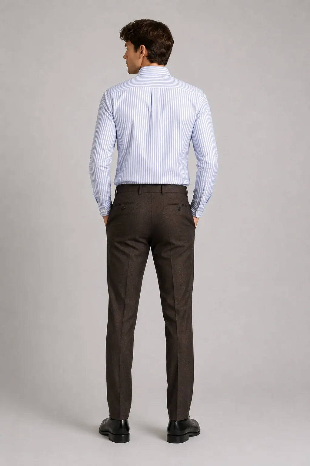 Eske Oxfordskjorte Stripe - Light Blue Clean Cut Copenhagen