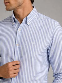Eske Oxfordskjorte Stripe - Light Blue Clean Cut Copenhagen