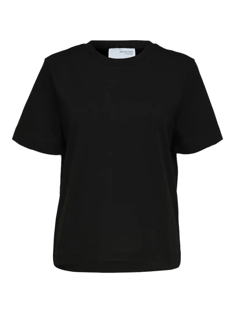 Essential Boxy T-Skjorte - Black Selected Femme