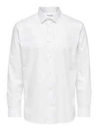 Ethan Regular Fit Skjorte - Bright White Selected Homme