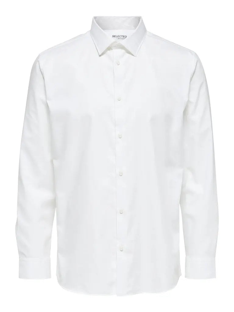 Ethan Regular Fit Skjorte - Bright White Selected Homme