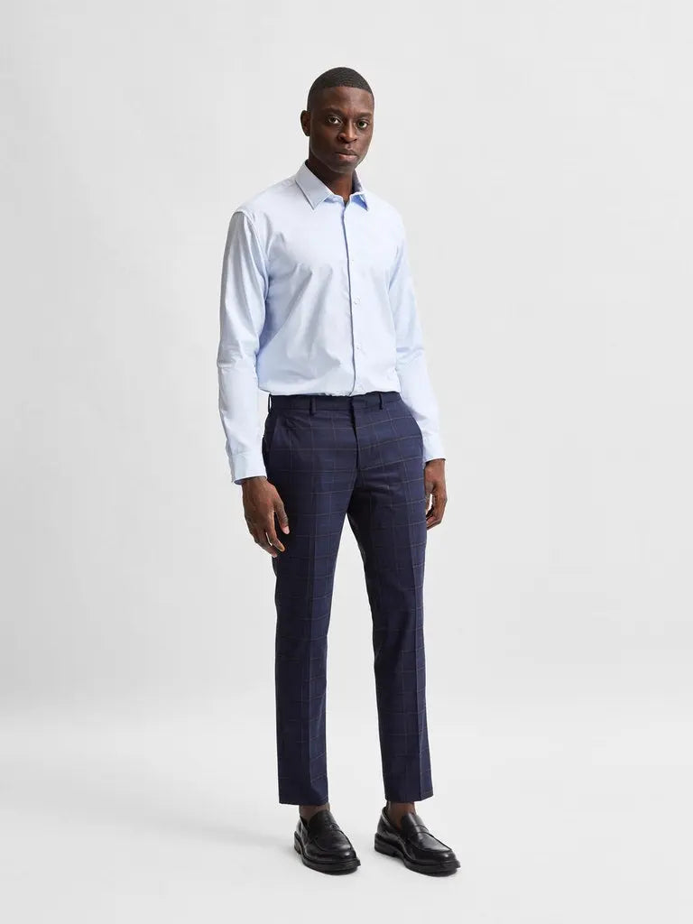 Ethan Regular Fit Skjorte - Light Blue Selected Homme