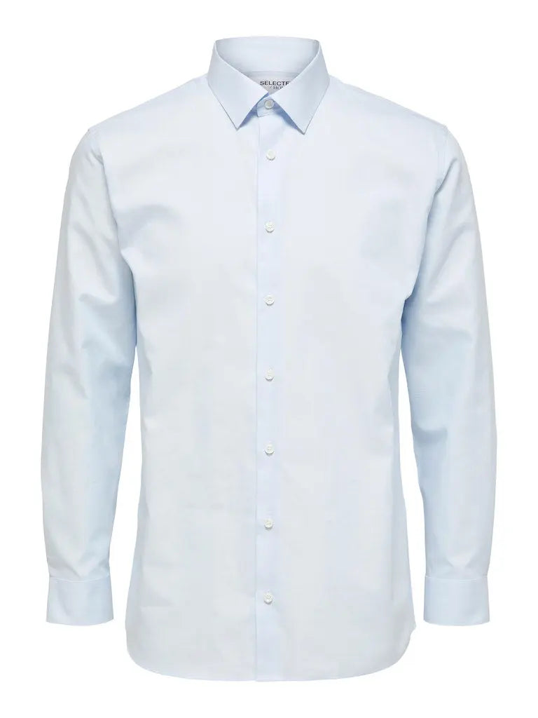 Ethan Regular Fit Skjorte - Light Blue Selected Homme