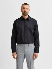 Ethan Slim Fit Skjorte - Black Selected Homme