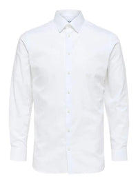 Ethan Slim Fit Skjorte - Bright White Selected Homme