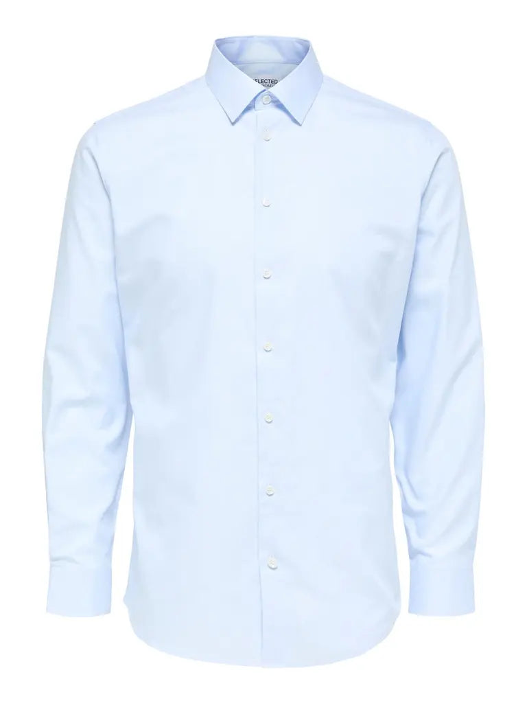 Ethan Slim Fit Skjorte - Light Blue Selected Homme