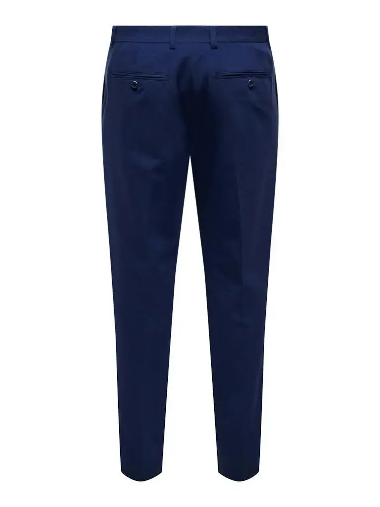 Eve Flex Pants 0071 - Medieval Blue Only & Sons