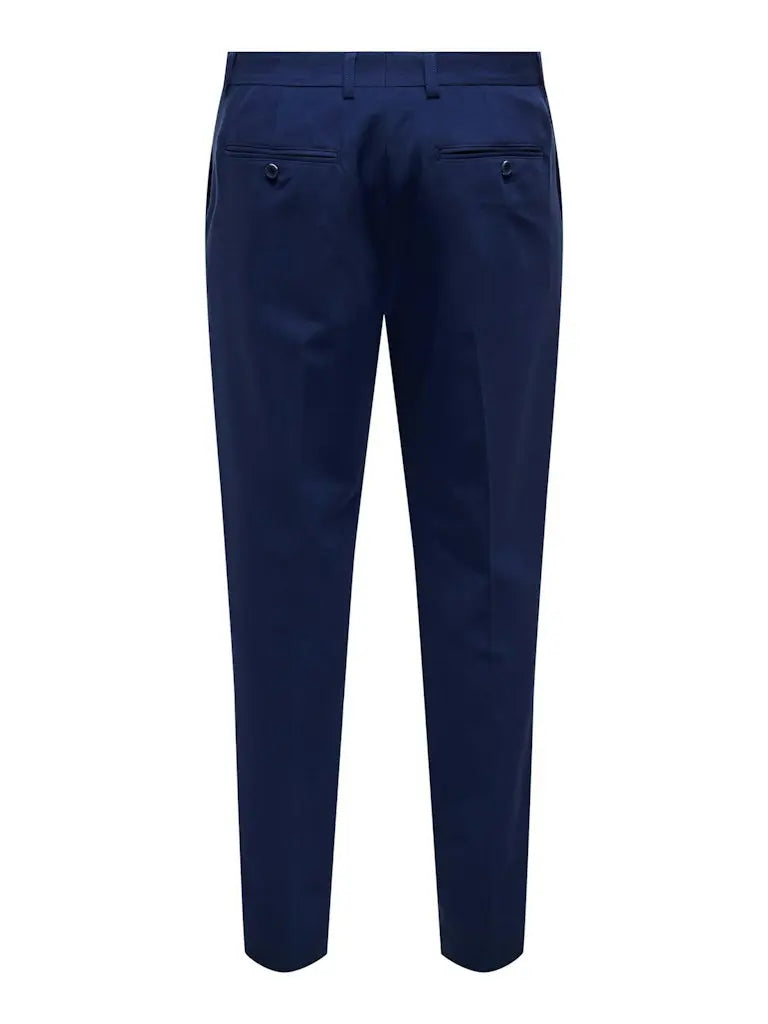 Eve Flex Pants 0071 - Medieval Blue Only & Sons