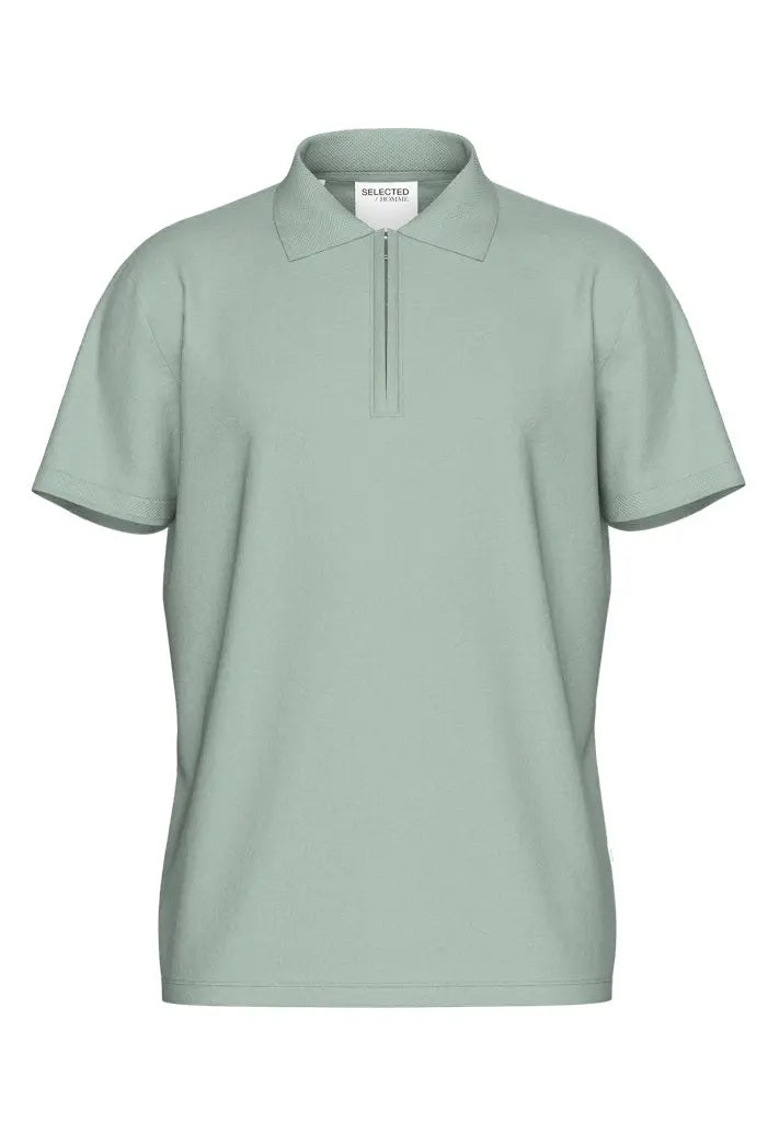 Fave Polo - Iceberg Green Selected Homme