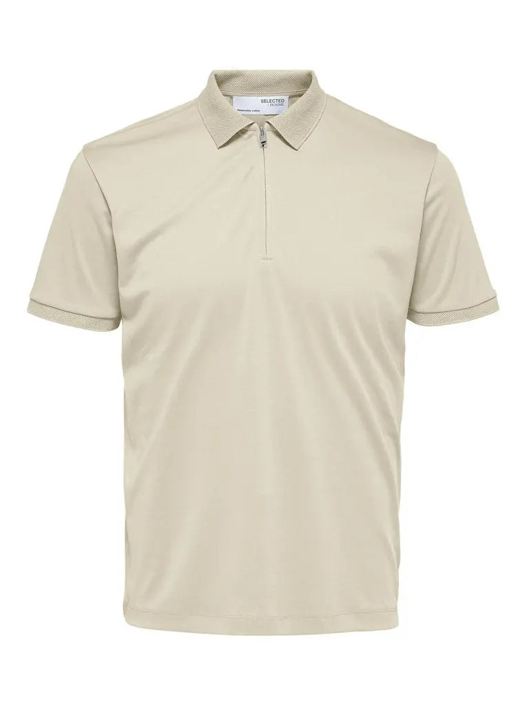 Fave Polo - Oatmeal Selected Homme
