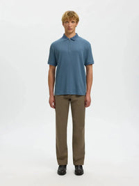 Fave Polo Structure - Blue Mirage Selected Homme
