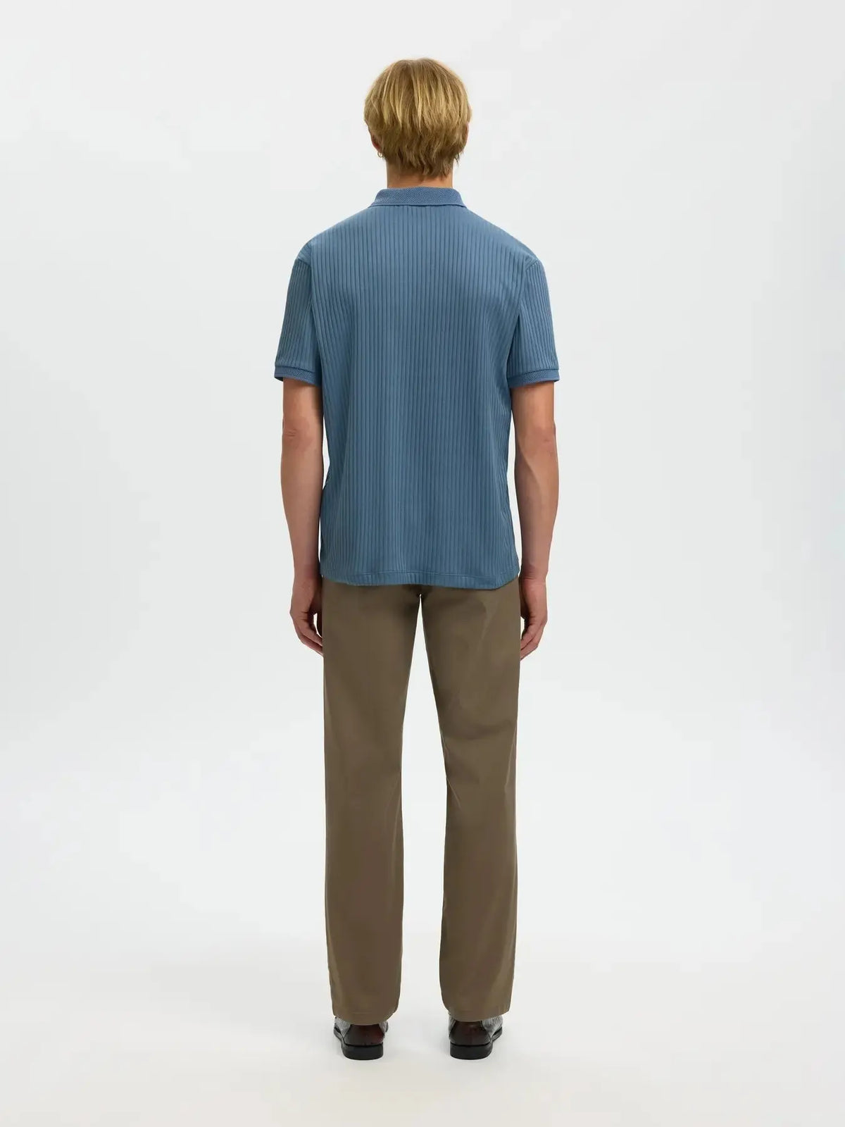 Fave Polo Structure - Blue Mirage Selected Homme
