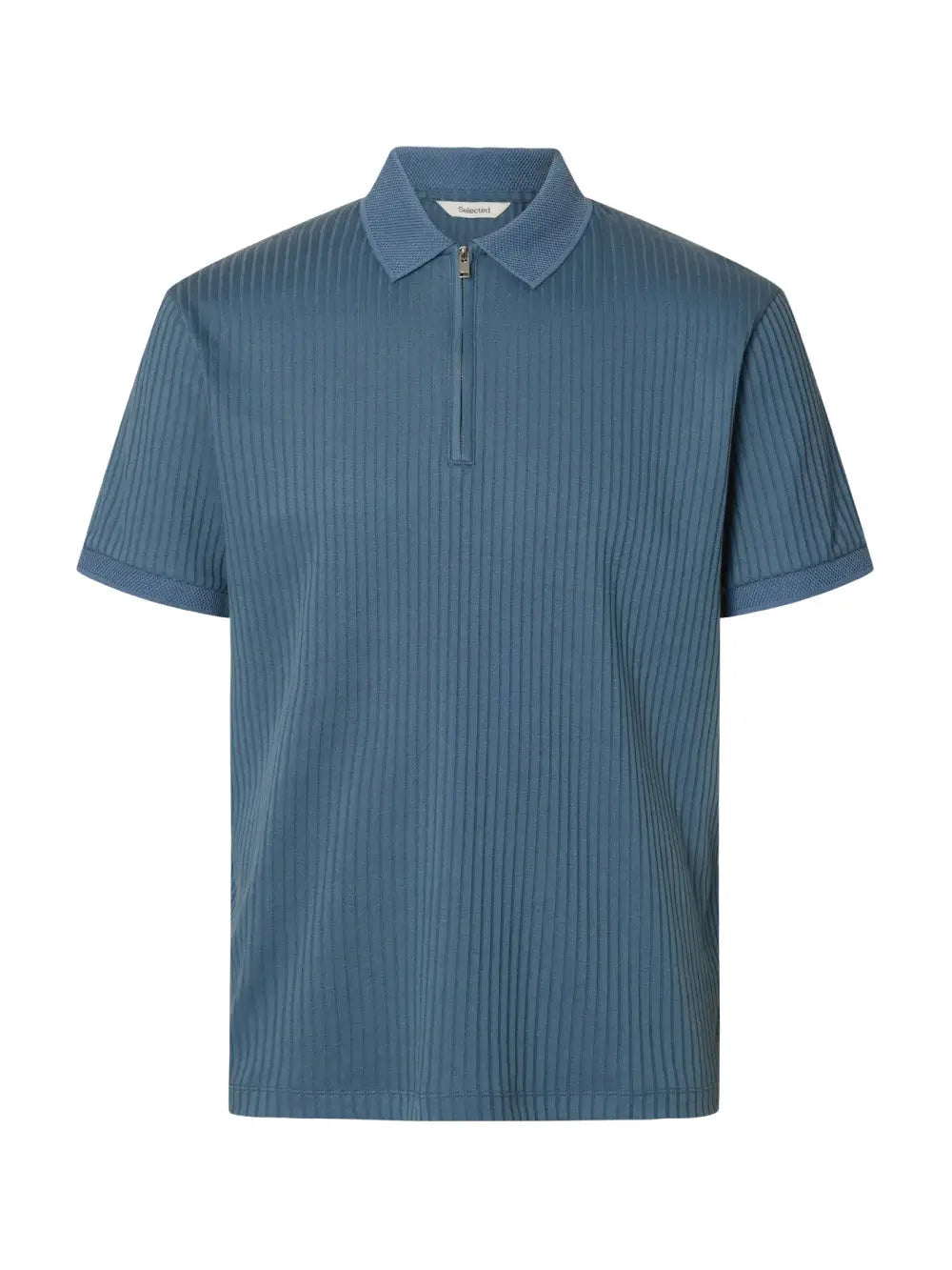 Fave Polo Structure - Blue Mirage Selected Homme