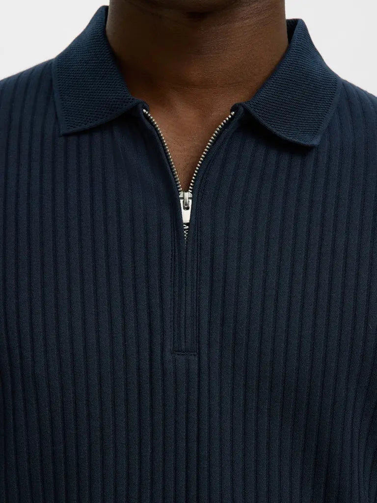 Fave Polo Structure - Sky Captain Selected Homme
