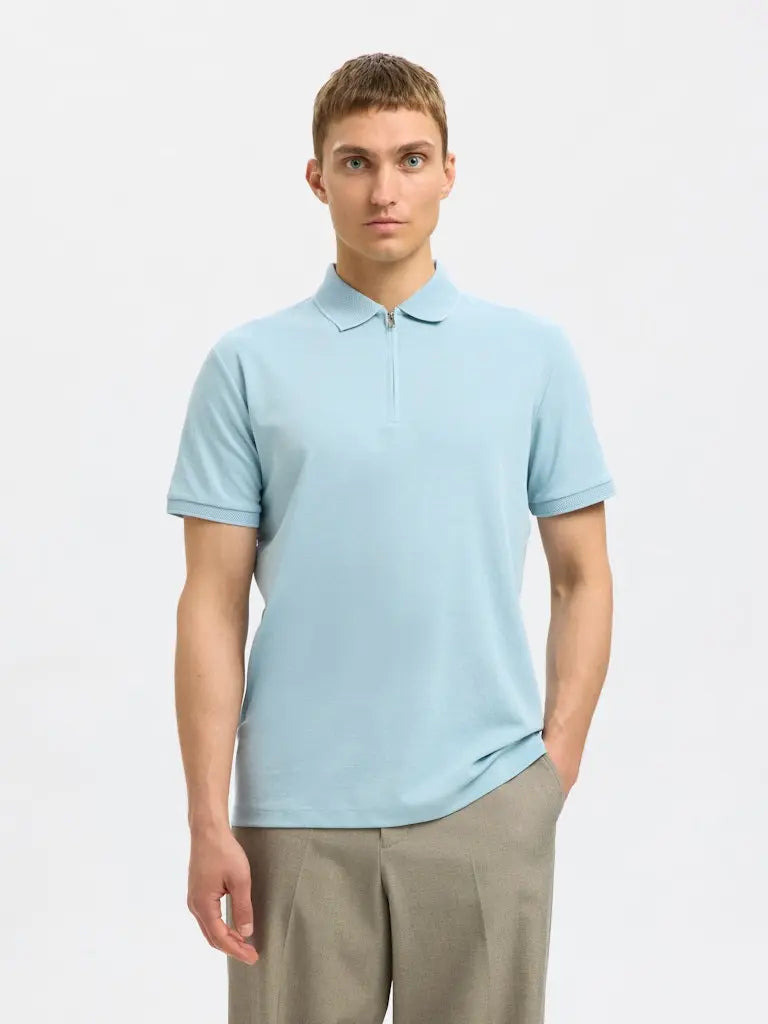Fave Polo - Winter Sky Selected Homme