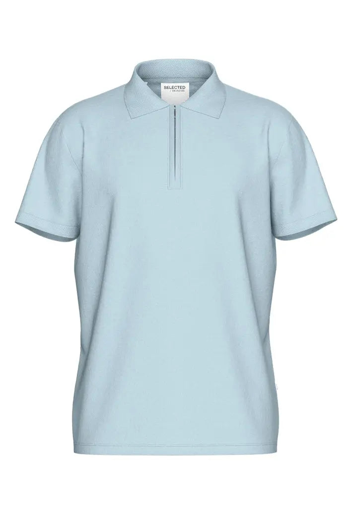 Fave Polo - Winter Sky Selected Homme