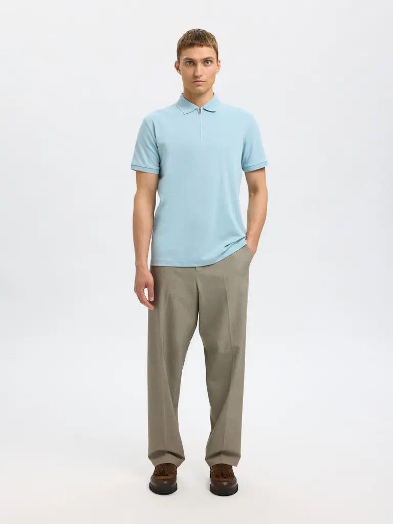 Fave Polo - Winter Sky Selected Homme