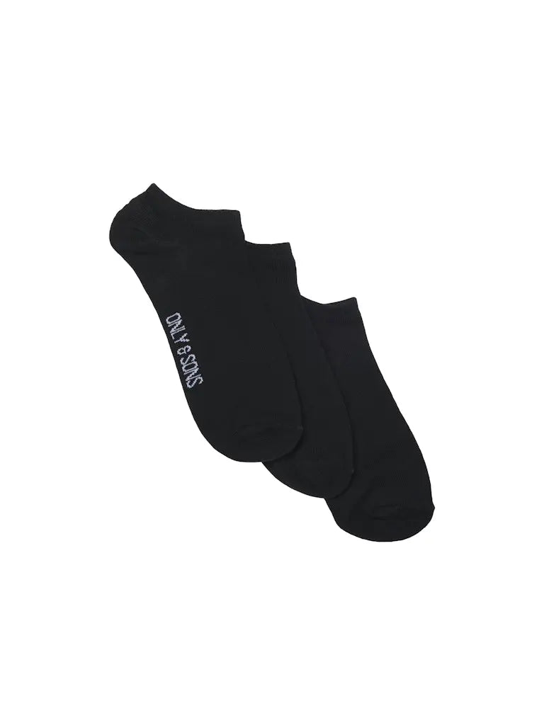 Finch Ankelsokker 3-pack - Black Only & Sons