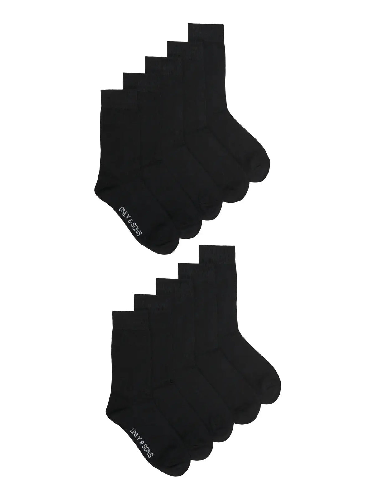 Finch Basic Sokker 10-pack - Black Only & Sons