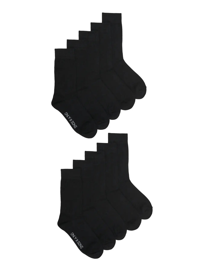 Finch Basic Sokker 10-pack - Black Only & Sons
