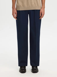 Finn Loose Flex Pants - Navy Blazer Selected Homme