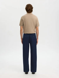Finn Loose Flex Pants - Navy Blazer Selected Homme