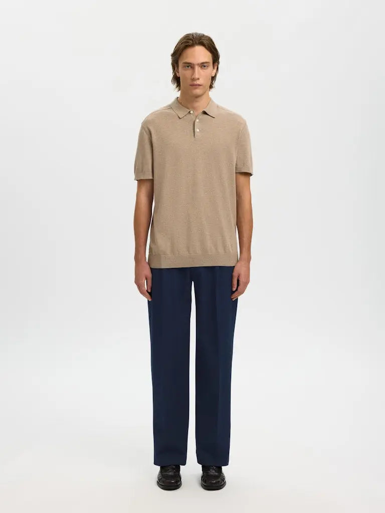 Finn Loose Flex Pants - Navy Blazer Selected Homme