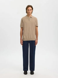 Finn Loose Flex Pants - Navy Blazer Selected Homme