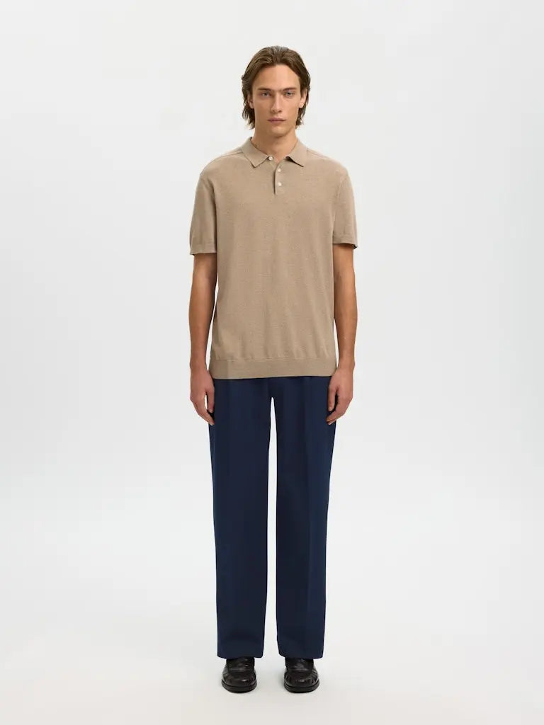 Finn Loose Flex Pants - Navy Blazer Selected Homme