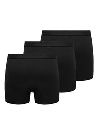 Fitz Solid 3-pack Boxer - Black Only & Sons