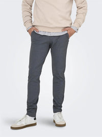 Flex Pant Ditsy 020934 - Dark Navy Only & Sons