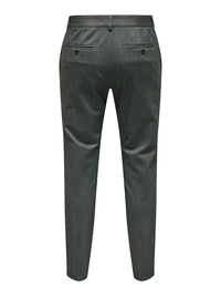 Flex Pant Herringbone 02093 - Black Rutet Only & Sons