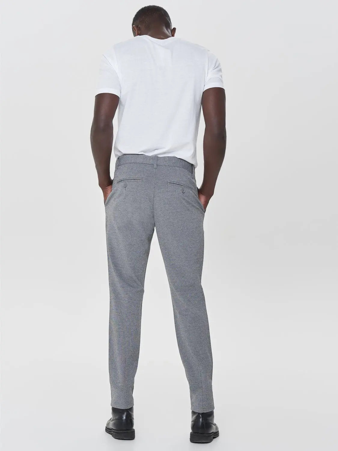 Flex pant 0209 - Medium Grey Melange Only & Sons