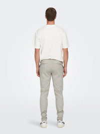 Flex pant 0209 Melange - Chinchilla Only & Sons