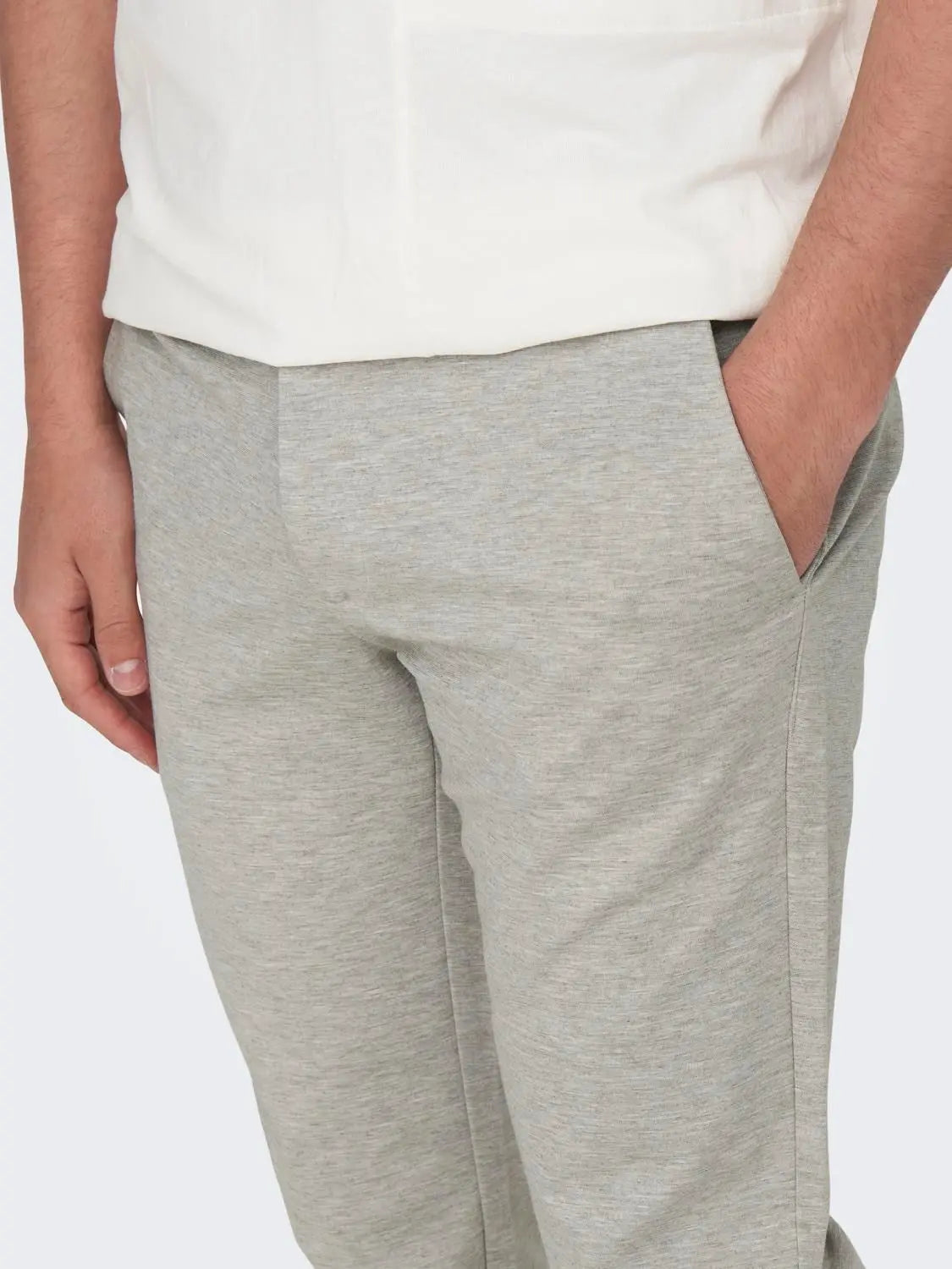 Flex pant 0209 Melange - Chinchilla Only & Sons