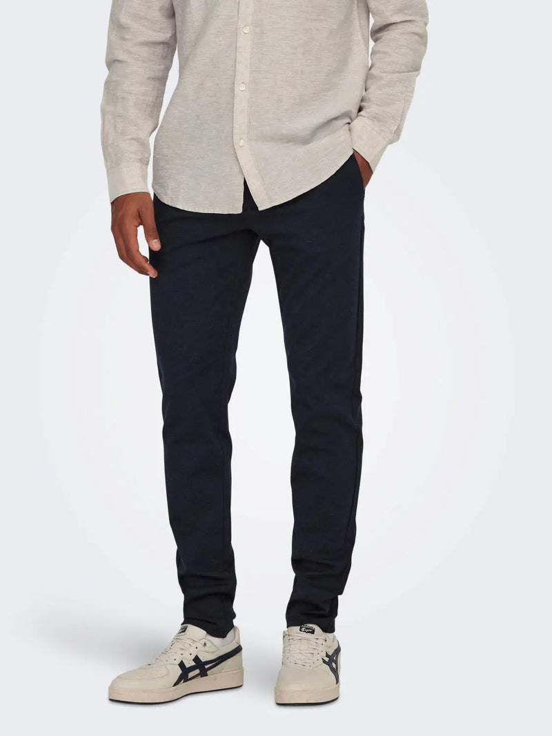 Flex pant 0209 Melange - Dress Blues Only & Sons