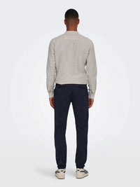 Flex pant 0209 Melange - Dress Blues Only & Sons