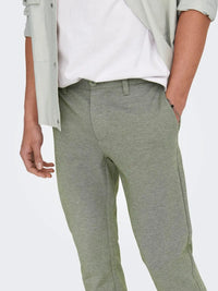 Flex pant  0209 Melange - Olive Night Only & Sons