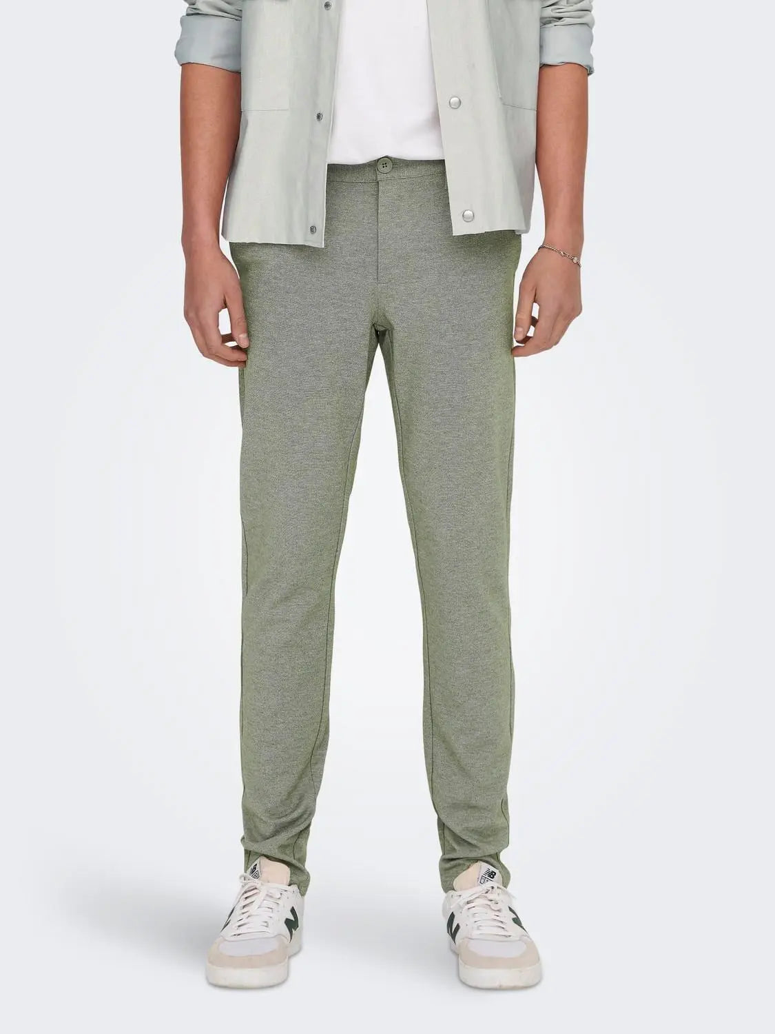 Flex pant 0209 Melange - Olive Night Only & Sons