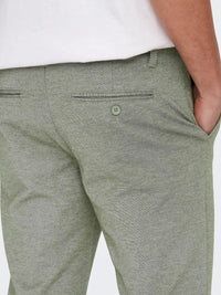 Flex pant 0209 Melange - Olive Night Only & Sons