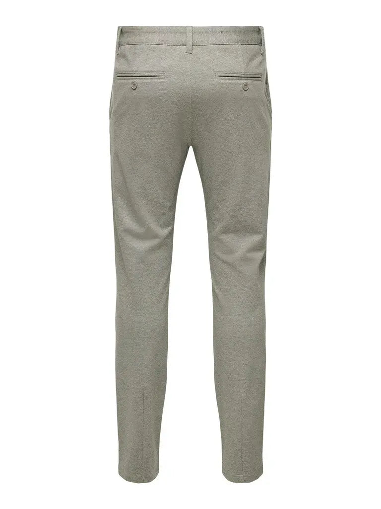 Flex pant Herringbone 02091 - Chinchilla Only & Sons